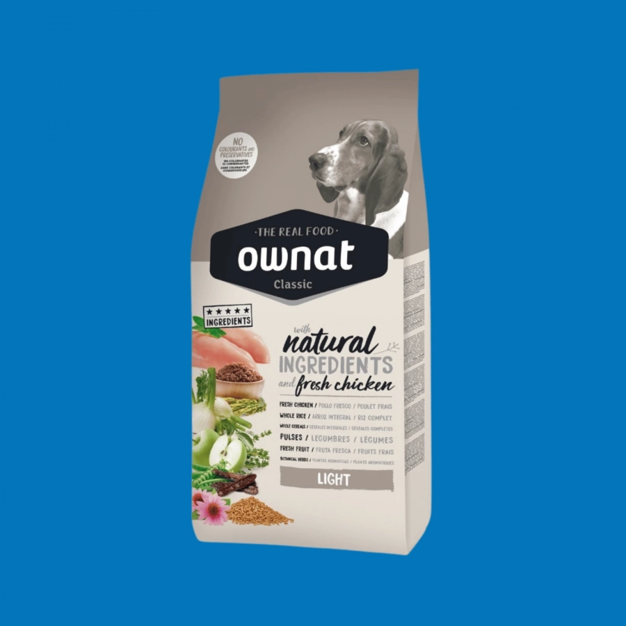 Croquettes chien light – Ownat Classique Croquettes chien light – Ownat Classique