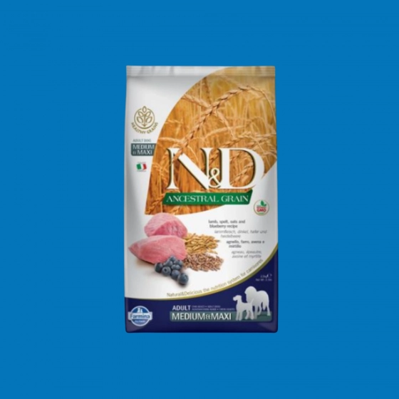 Farmina Ancestral Grain Agneau et myrtille adulte médium maxi