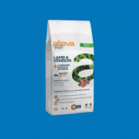 Alleva Holistic Agneau & Cerf Ginseng - Croquette grain free pour chien