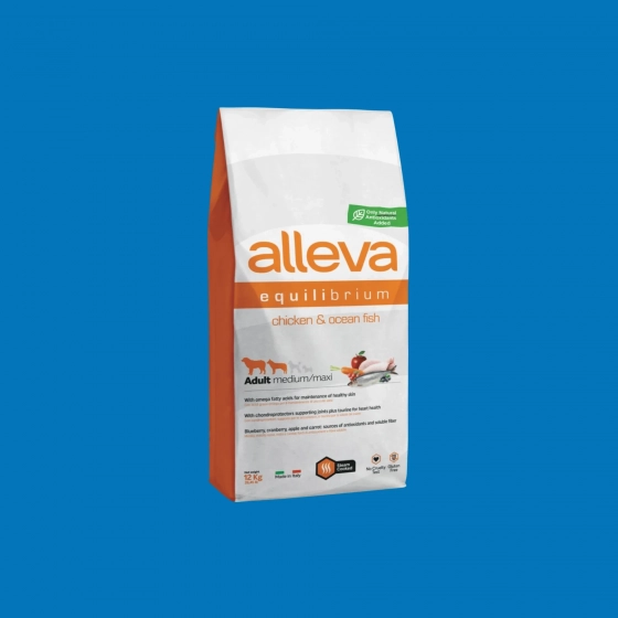 Alleva Equilibrium Poulet & Poisson - Croquette chien