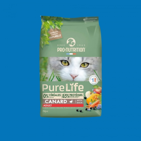 Pure Life Canard chat adulte - Pro Nutrition