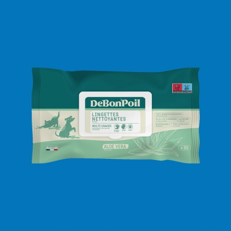 DeBonPoil - Lingettes Nettoyantes - Aloe Vera