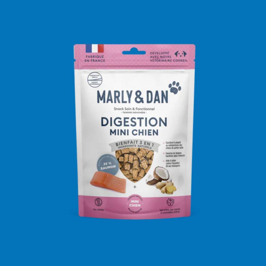 Friandises Digestion Mini Chien - Marly et Dan Friandises Digestion Mini Chien - Marly et Dan