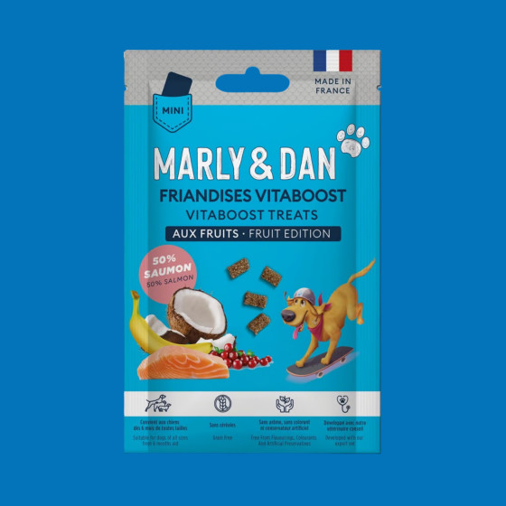 Friandises Vitaboost aux Fruits format poche - Marly et Dan
