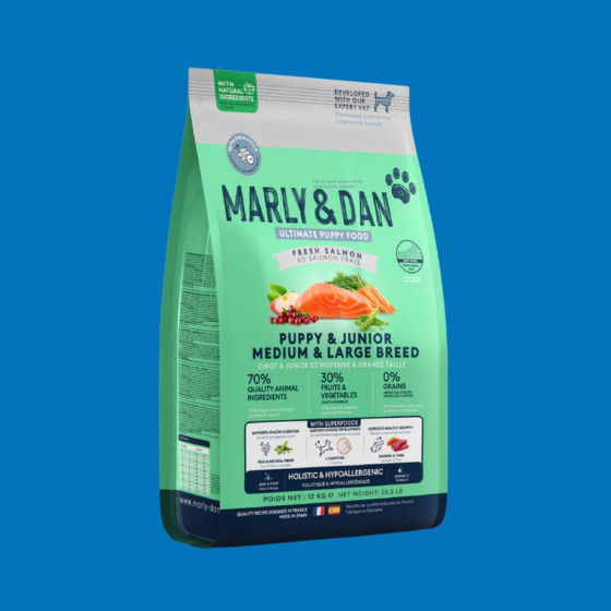 Croquettes Chiot Moyenne & Grande Taille - Marly et Dan