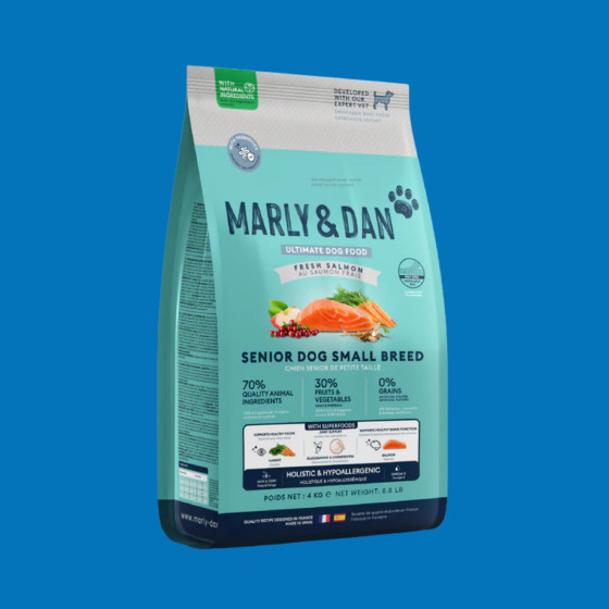 Croquettes Chien Senior de petite Taille - Marly et Dan