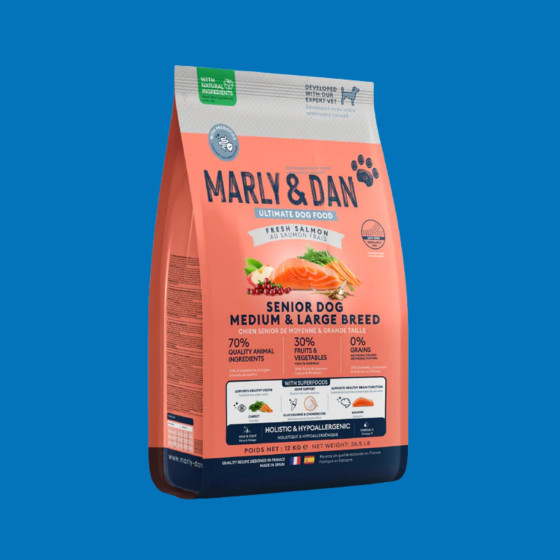 Croquettes Chien Senior Moyen & Grand - Marly et Dan
