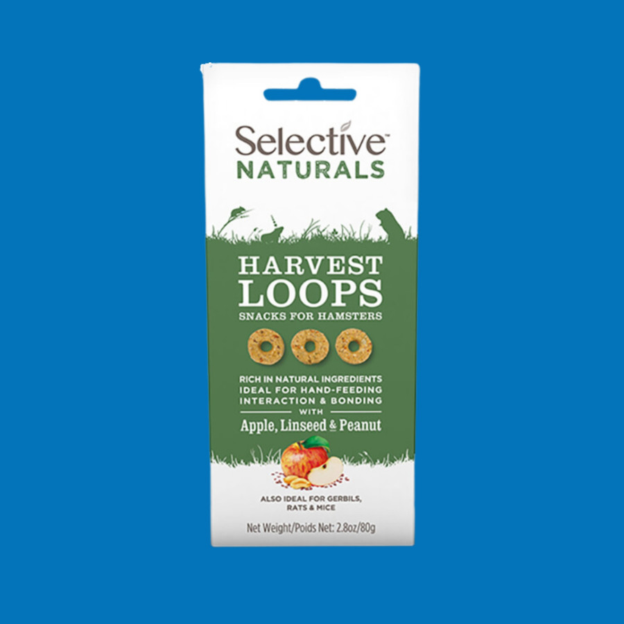 Selective Naturals - Anneaux pomme, graines de lin & arachides Selective Naturals - Anneaux pomme, graines de lin & arachides