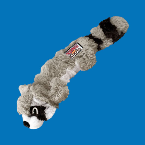 KONG Knots Scrunch Mapache Raton-Laveur M/L