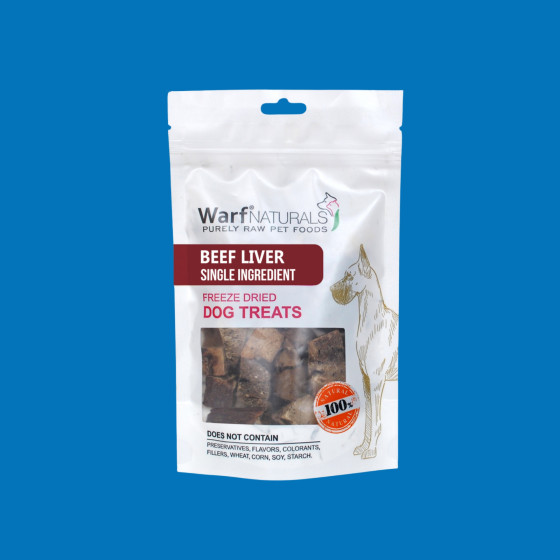 Warf Naturals Foie de Boeuf Chien 40g