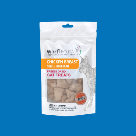 Warf Naturals Poitrine de Poulet Chat 40gr