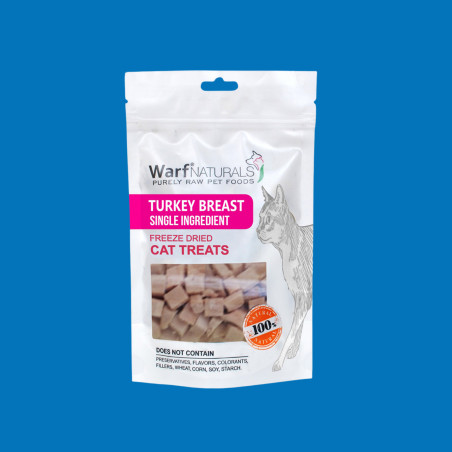 Warf Naturals Poitrine de Dinde Chat 40gr