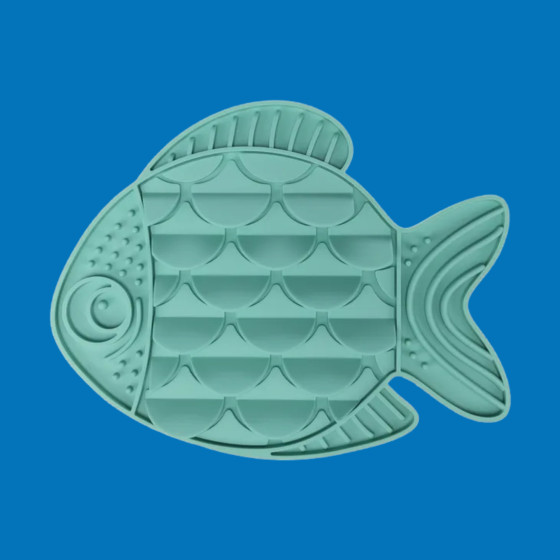 Tapis à lécher Nunu Turquoise