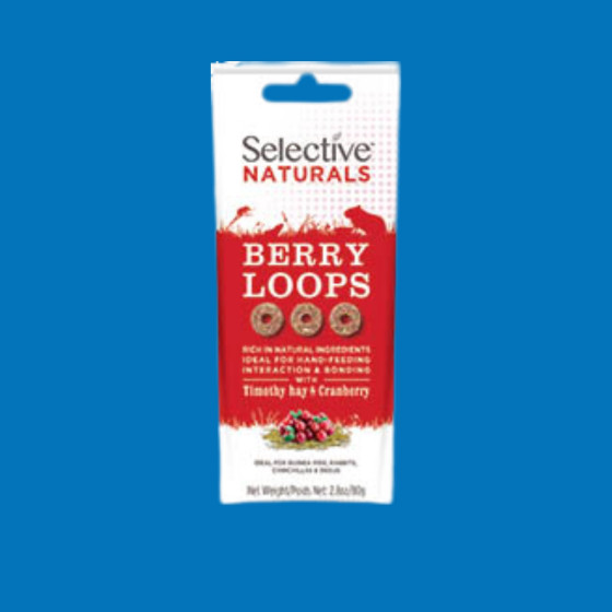 Selective Naturals - Anneaux fléole des prés & canneberge 80 g