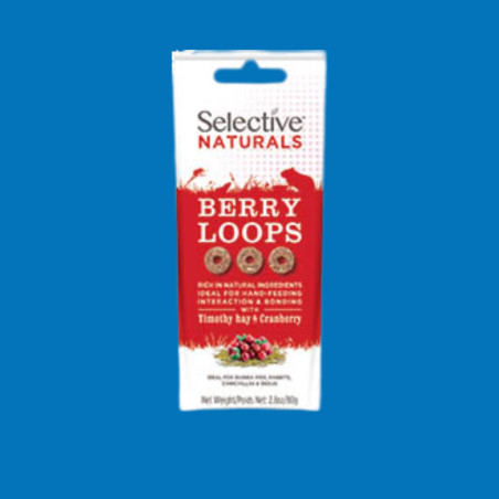 Selective Naturals - Anneaux fléole des prés & canneberge 80 g