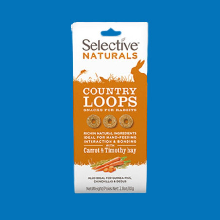 Selective Naturals - Anneaux carotte & fléole des prés 80 g