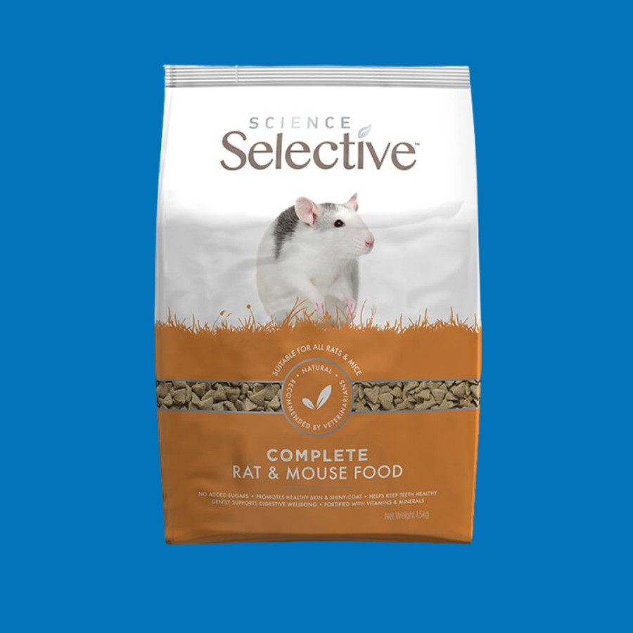 Selective - Alimentation pour rat et souris en granulés 1,5 kg