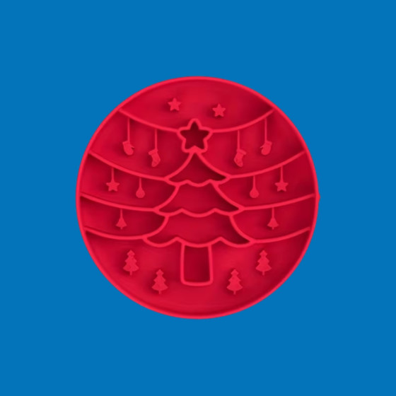 Gamelle Anti-Glouton Noël Rouge