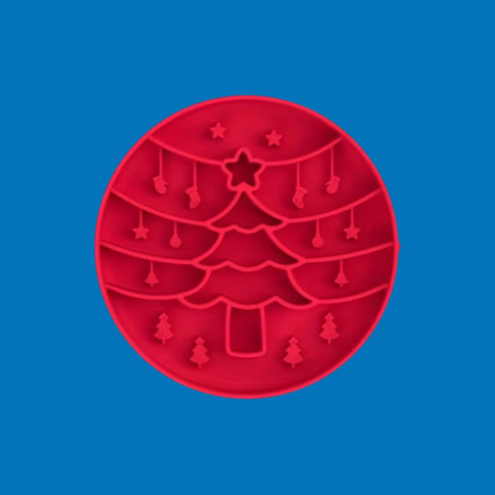 Gamelle Anti-Glouton Noël Rouge