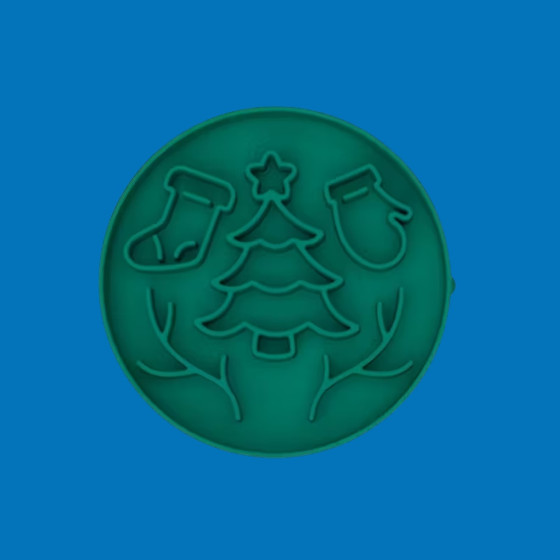 Gamelle Anti-Glouton Noël Vert