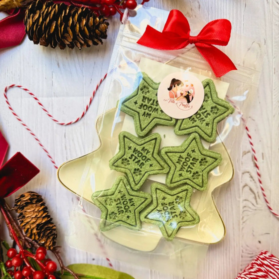 Sachet “My Woof Star” – Biscuits de noël pour chiens