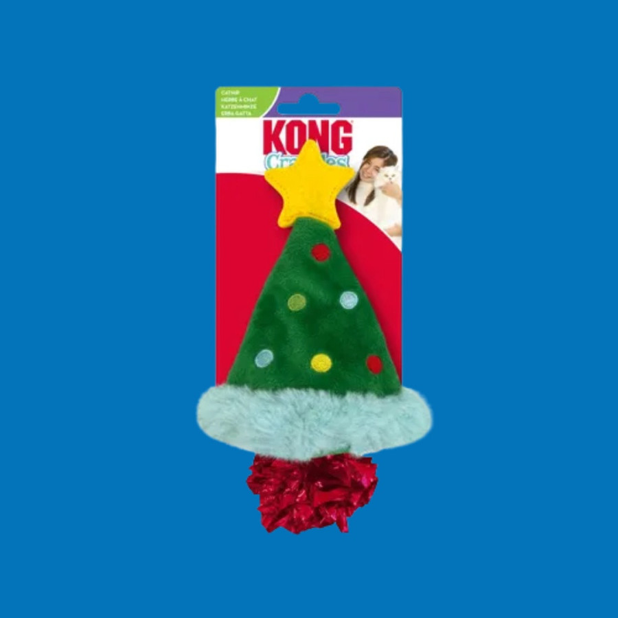 KONG Holiday Crackles Sapin de Noël pour chat