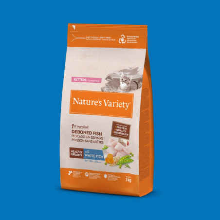 HEALTHY GRAIN KITTEN POISSON BLANC