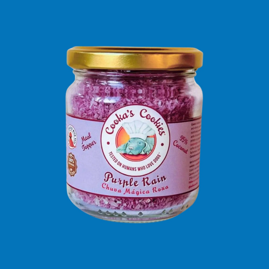 Purple Rain - Garniture de Repas pour Chats et Chiens