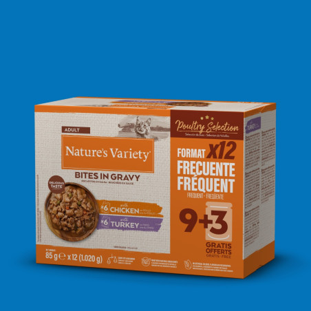 Nature's Variety - BOUCHÉES EN SAUCE MULTIPACK VIANDE