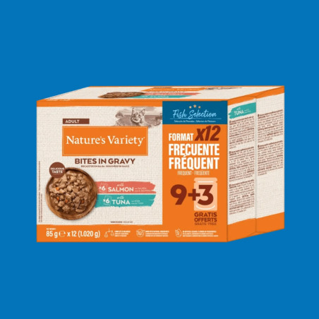 Nature's Variety - BOUCHÉES EN SAUCE MULTIPACK POISSON