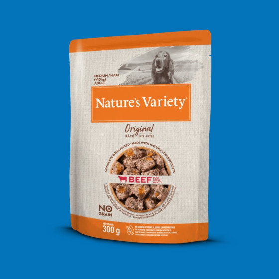 Nature's Variety - Original Pâtée Medium/Maxi Bœuf 300gr