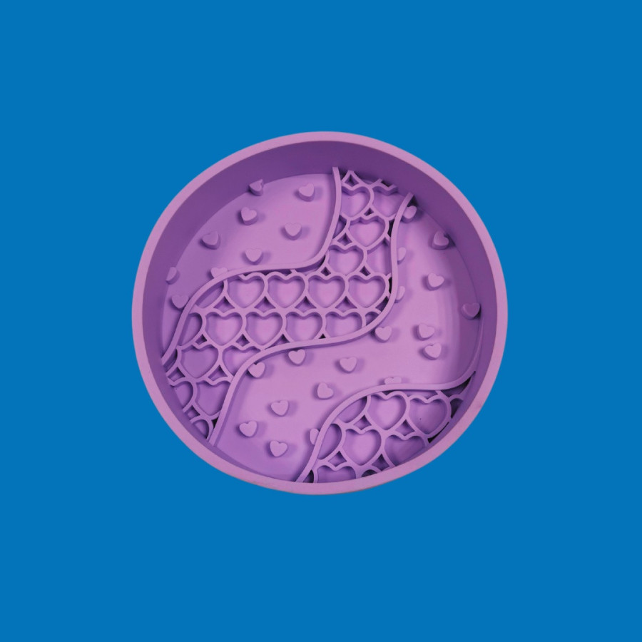 Gamelle Coeur Violet