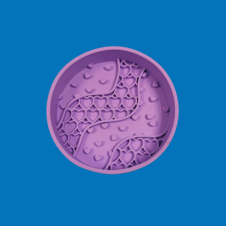 Gamelle Coeur Violet