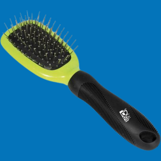 Brosse pneumatique à picots perlés