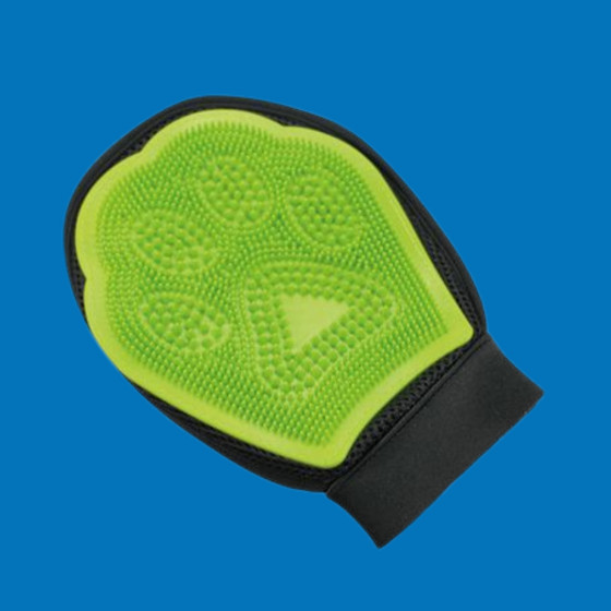 Gant de toilettage double face