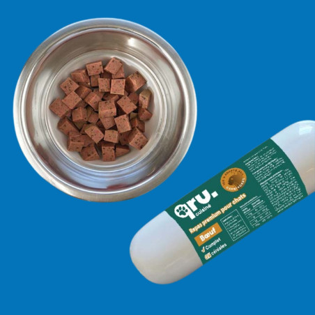 QRU Saucisson Bœuf Chat (200g)