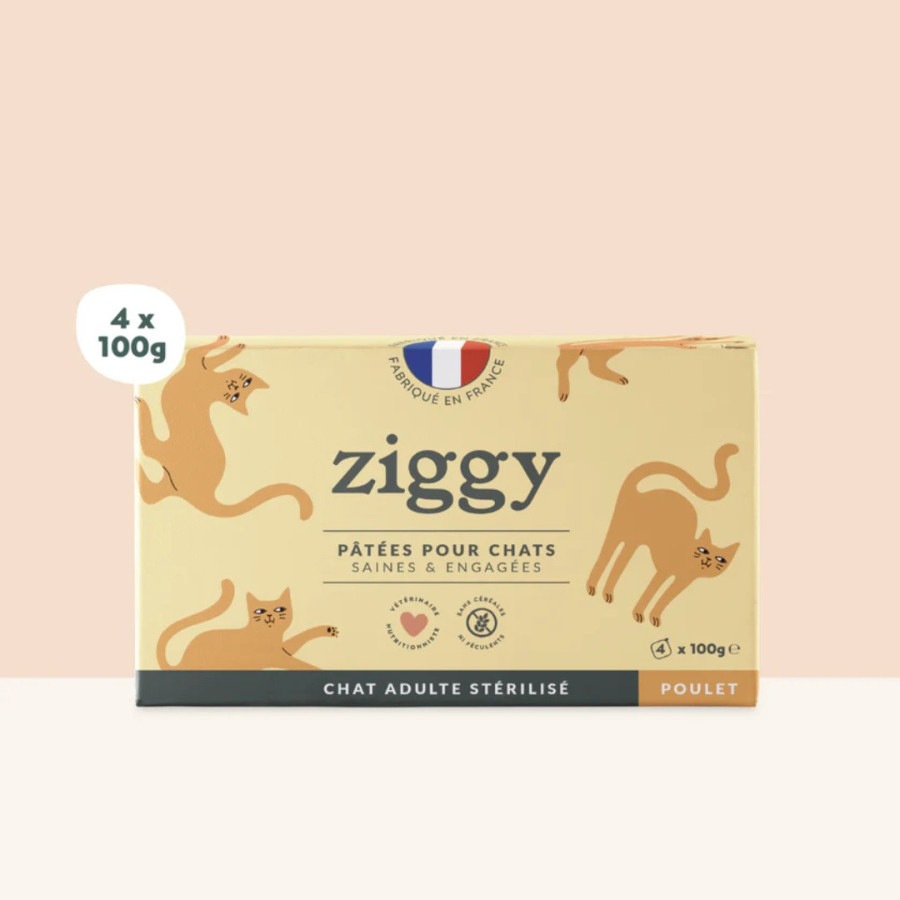 Ziggy Pâtée Chat Stérilisé Poulet