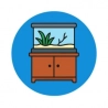Terrarium et meubles