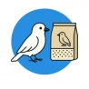 Litière oiseaux